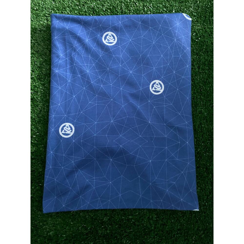 Fleece K2 Neck Gaiter Blue and Black One Size